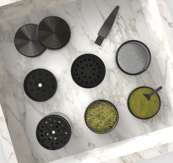 Aluminium Grinder Black - Image 5