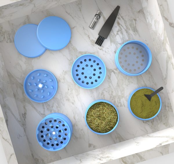 Ceramic Grinder Blue - Image 5