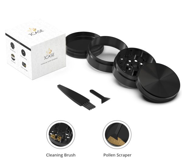 Aluminium Grinder Black - Image 3