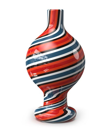 Quarz Carb Cap Zebra Red