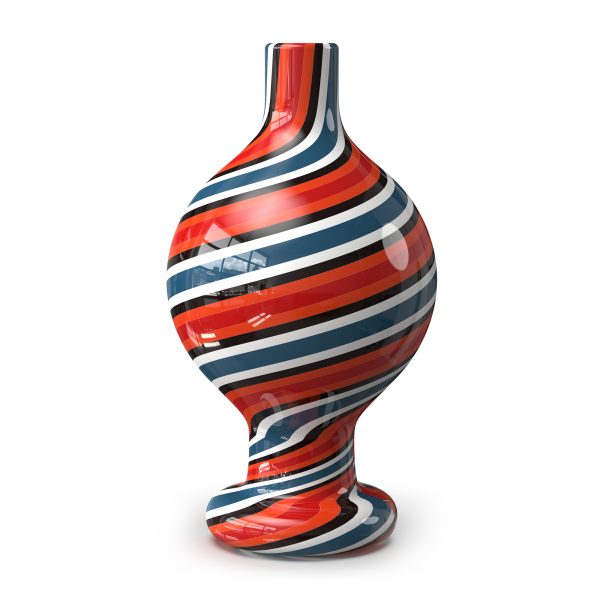 Quarz Carb Cap Zebra Red