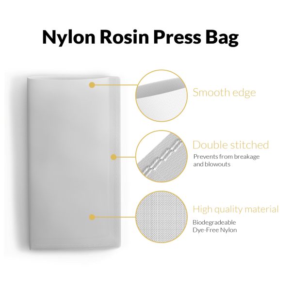 Rosin Bags Nylon Presstasche 10x10 (100 Stück) - Image 2